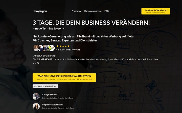 Screenshot of campaigna.de
