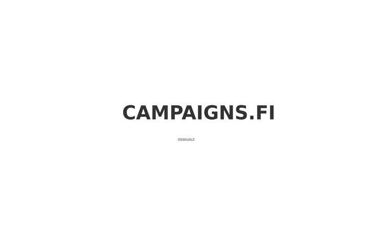 Screenshot of campaigns.fi