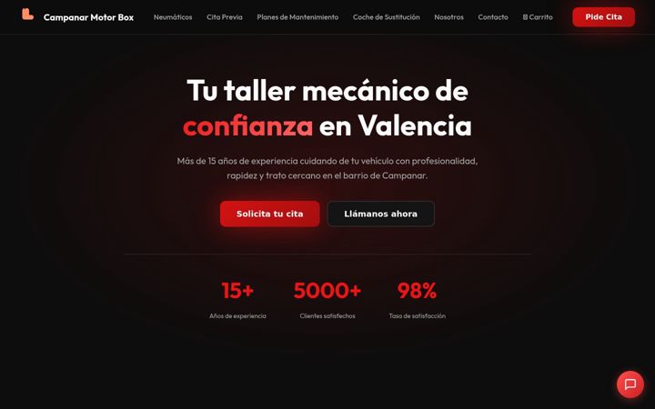 Screenshot of campanarmotorbox.com