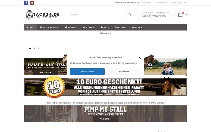 Screenshot of campandrent-marl.de