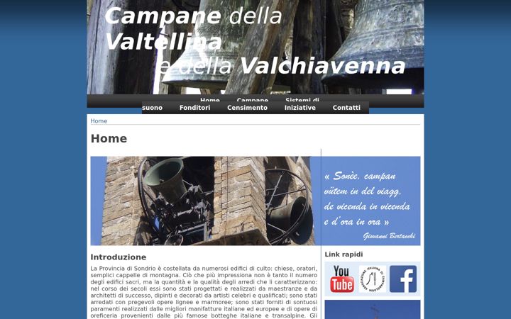 Screenshot of campanevaltellin.altervista.org