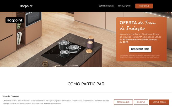 Screenshot of campanhahotpoint.com