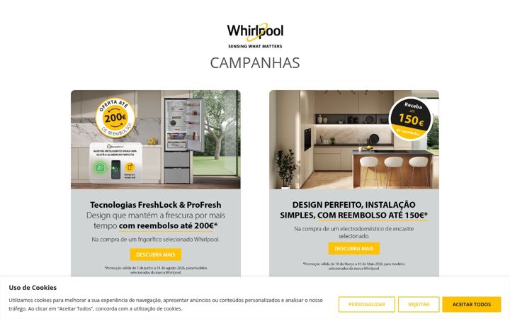 Screenshot of campanhawhirlpool.com
