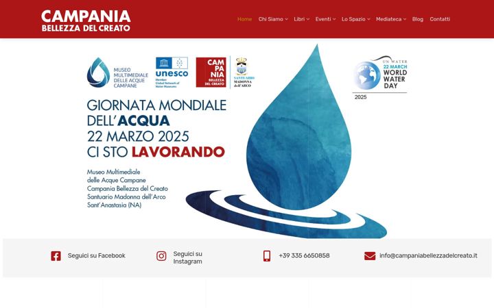 Screenshot of campaniabellezzadelcreato.it