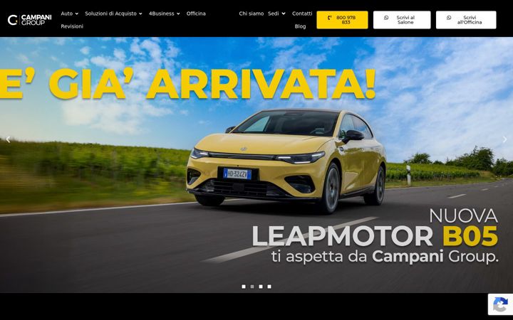 Screenshot of campanigroup.it