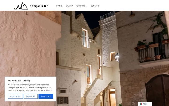 Screenshot of campanileinn.it