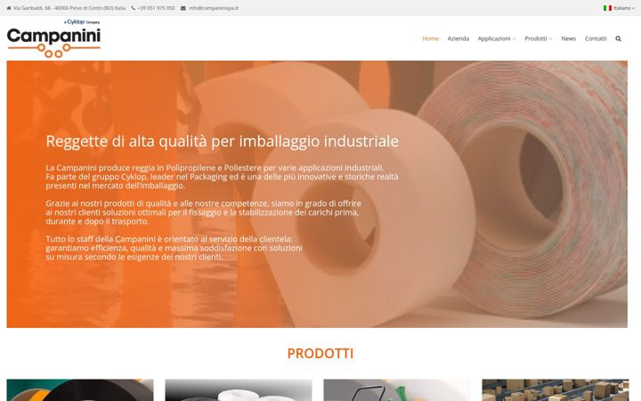 Screenshot ta' campaninispa.it