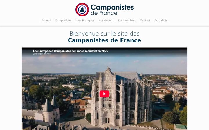 Screenshot of campanistes-de-france.fr