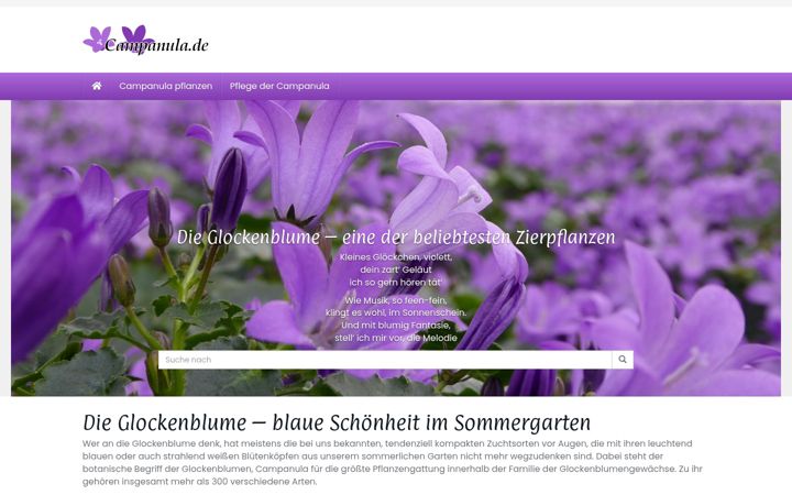 Screenshot του campanula.de