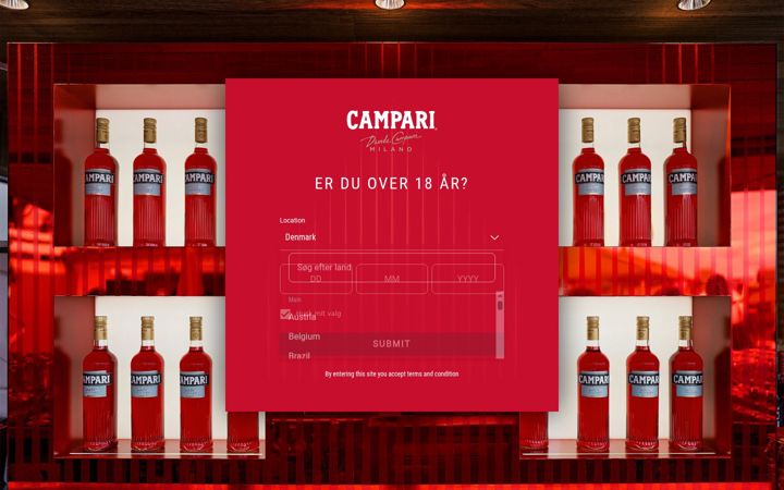 Screenshot of campari-austria.at