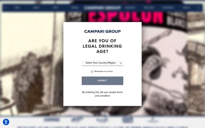 Captură de ecran a camparigroup.com.au
