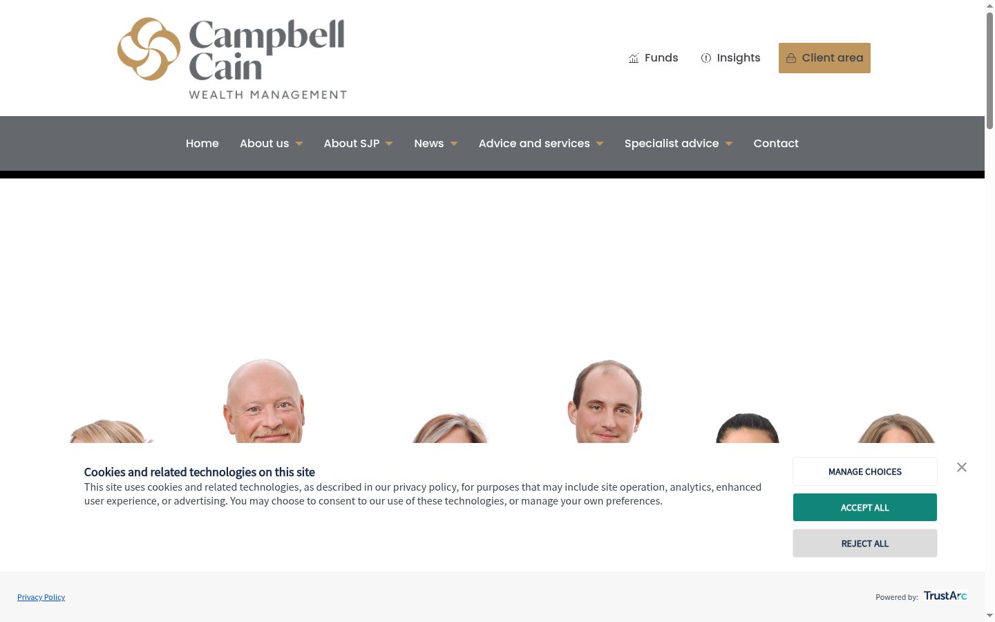 Screenshot του banner συγκατάθεσης που εμφανίστηκε πριν από οποιαδήποτε αλληλεπίδραση
