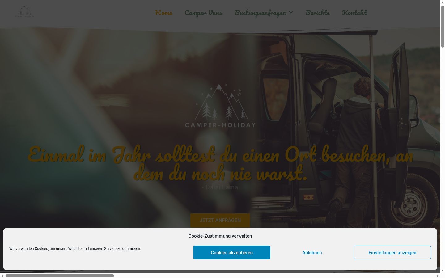 Screenshot tal-banner tal-kunsens muri qabel kwalunkwe interazzjoni