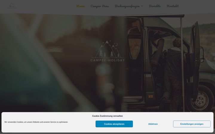 Screenshot ta' camper-holiday.de