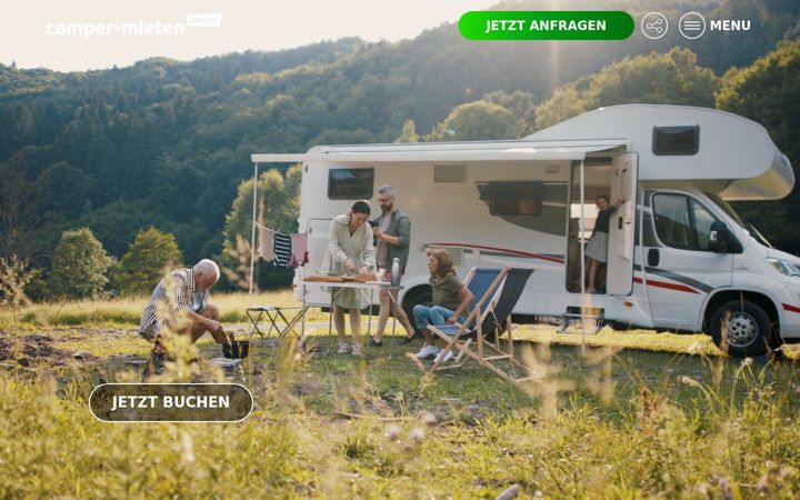 Screenshot of camper-mieten.berlin