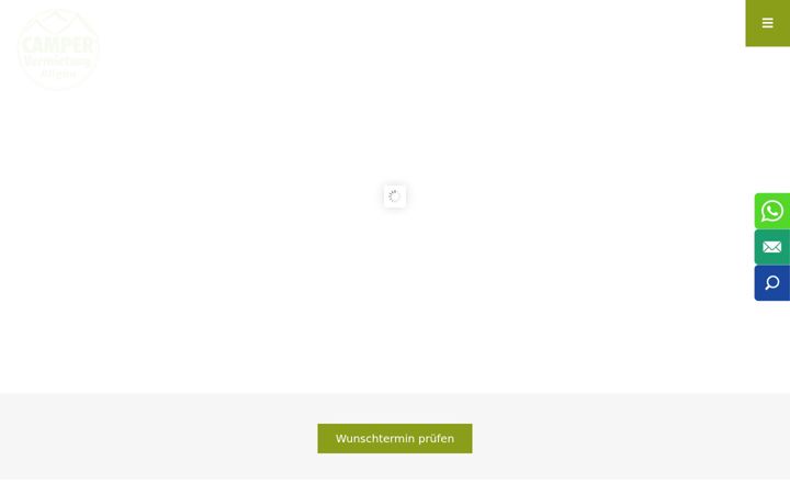 Screenshot of camper-vermietung-allgaeu.de