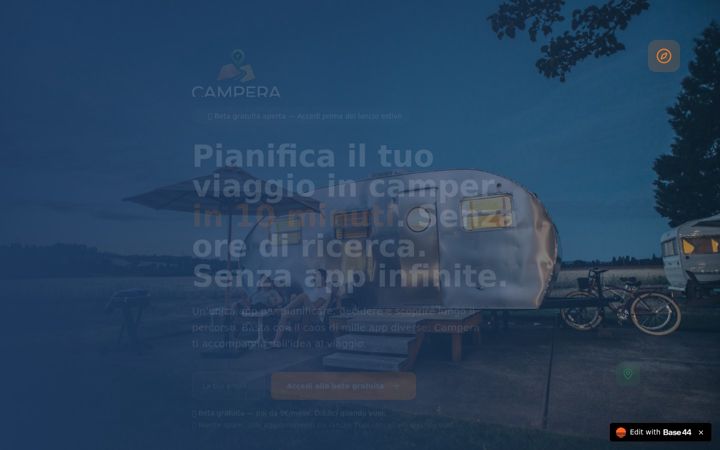 Screenshot von campera.net