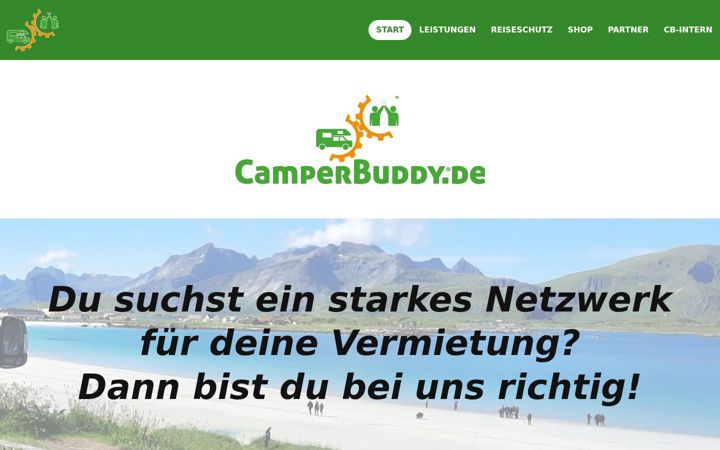Screenshot ta' camperbuddy-service.de
