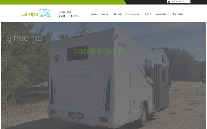 Screenshot of campergo.lt