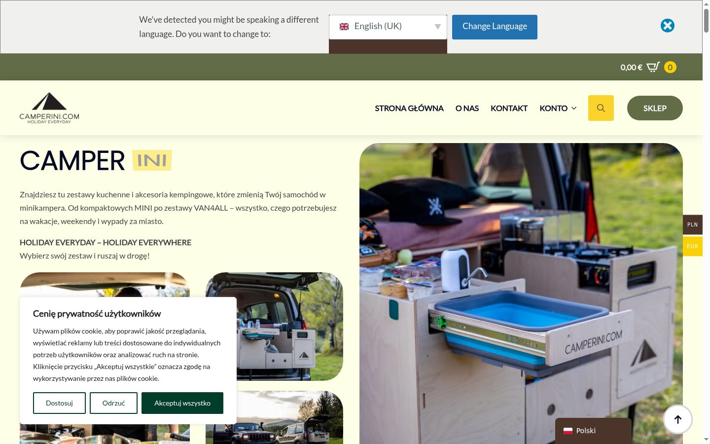 Snímek obrazovky baneru souhlasu zobrazeného před jakoukoli interakcí
