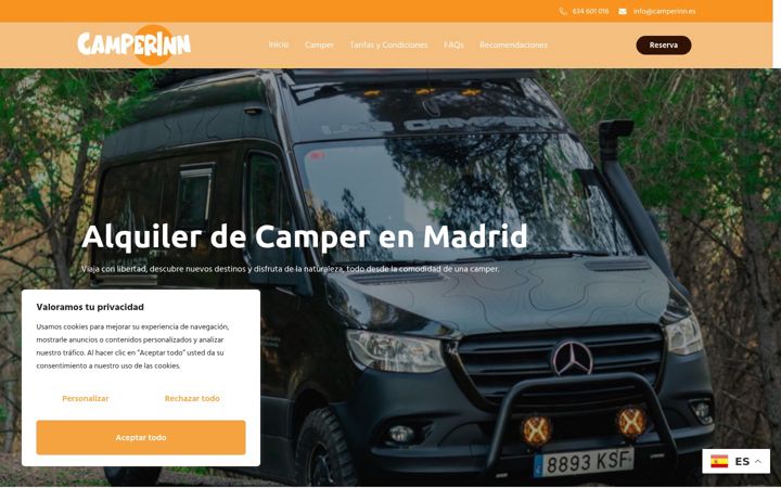 Screenshot of camperinn.es