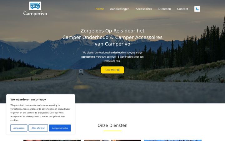 Screenshot of camperivo.be
