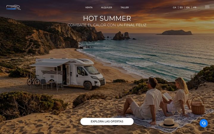 Screenshot of camperparkemporda.com