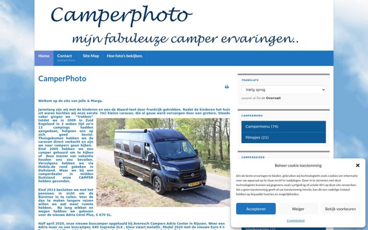 Képernyőkép: camperphoto.nl