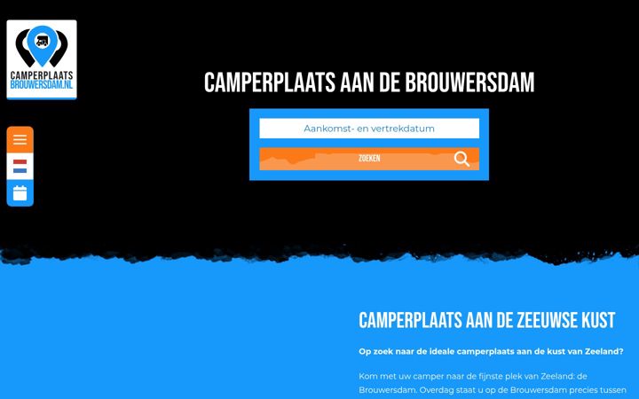 Képernyőkép: camperplaatsbrouwersdam.nl
