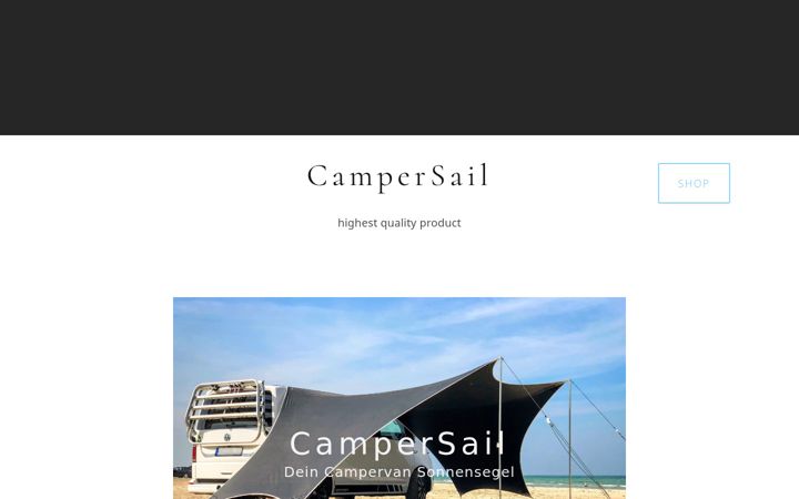 Screenshot of campersail.de