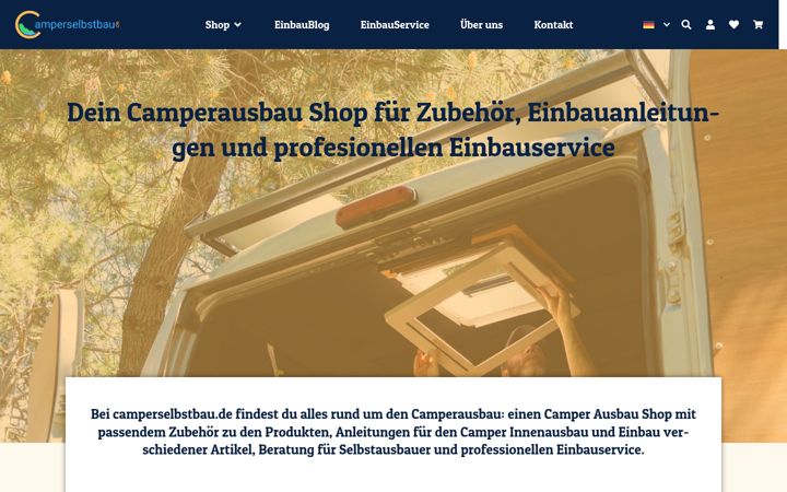 Screenshot του camperselbstbau.de
