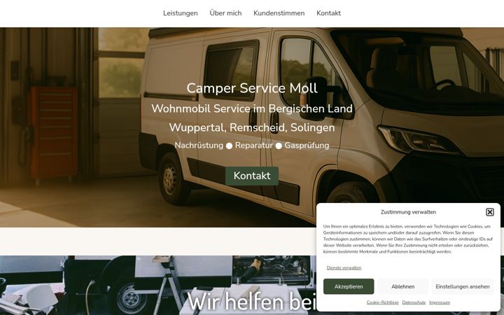 Screenshot of camperservice-moll.de