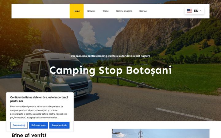 Skärmbild av camperstopbotosani.ro
