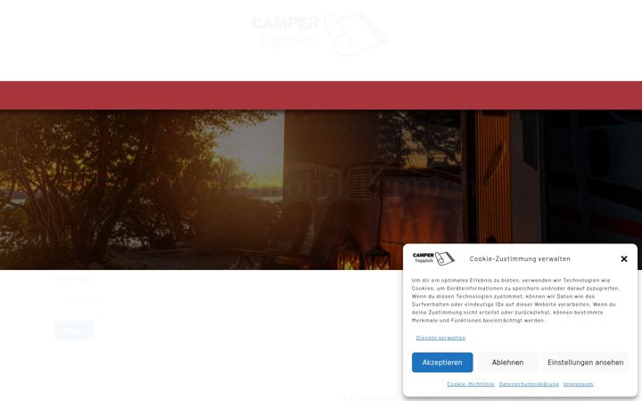 Screenshot of camperteppich.com