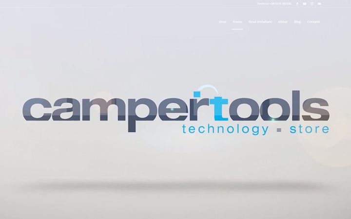Screenshot of campertools.it