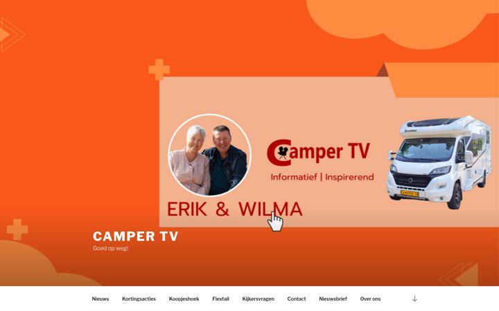 Skjámynd af campertv.eu
