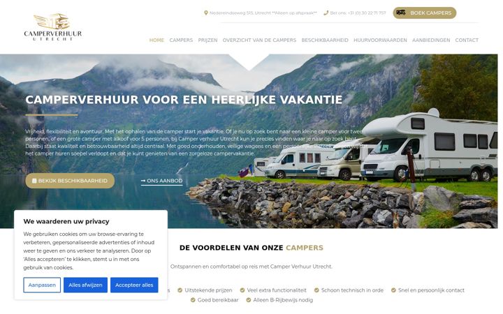 Screenshot di camperverhuur-utrecht.nl