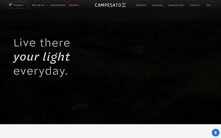 Screenshot of campesato.com