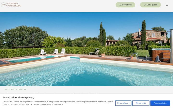 Screenshot of campetroso.it