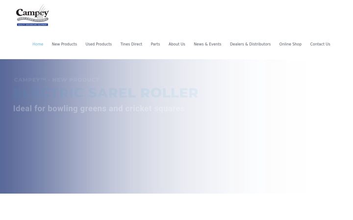 Screenshot of campeyturfcare.com