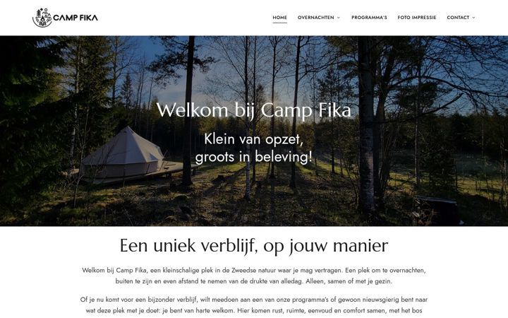 Screenshot του campfika.com