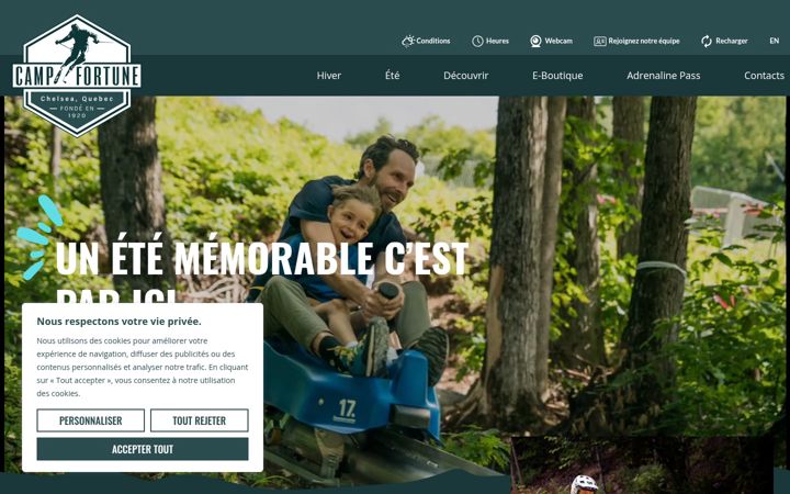 Screenshot of campfortune.com