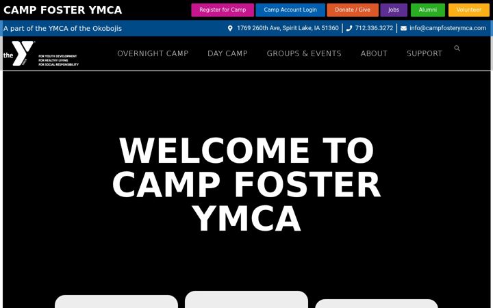 Screenshot di campfosterymca.com