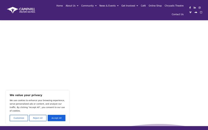 Screenshot of camphillmk.co.uk