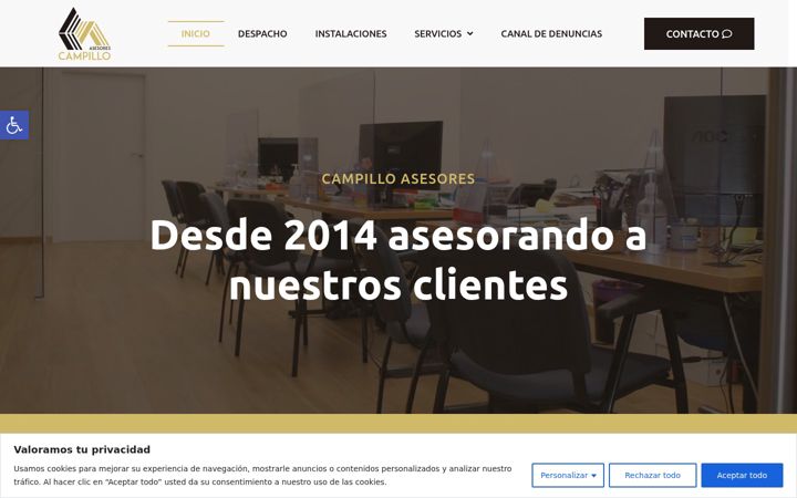 Screenshot of campilloasesores.net