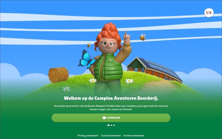 Screenshot of campina-avonturenboerderij.be