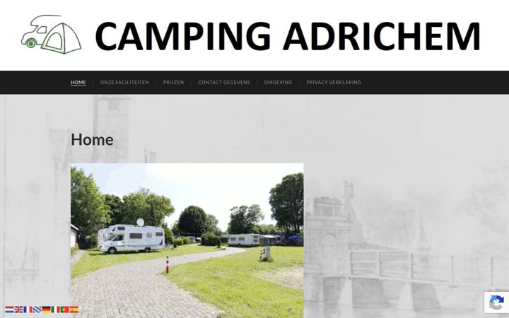 Captura de pantalla de camping-adrichem.nl