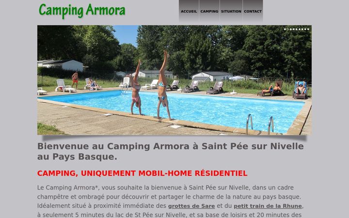 Screenshot of camping-armora.com