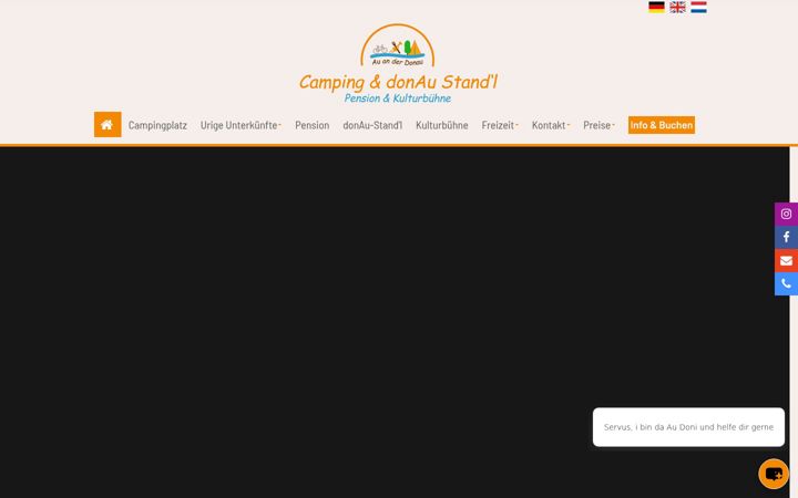 Screenshot of camping-audonau.at