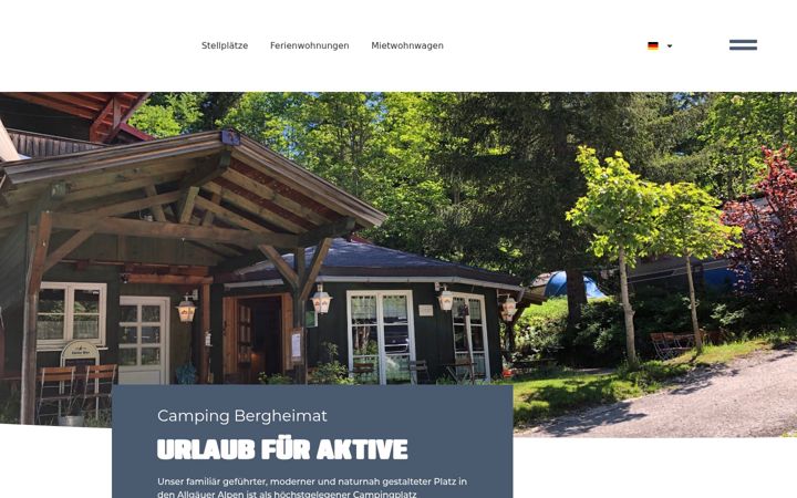 Screenshot του camping-bergheimat.de